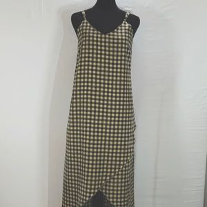 Lilbetter XL spaghetti strap navy & blue maxi sun dress. NWT.  Adjustable straps